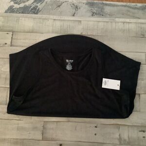 4 Classic Women's Black Muscle Tees